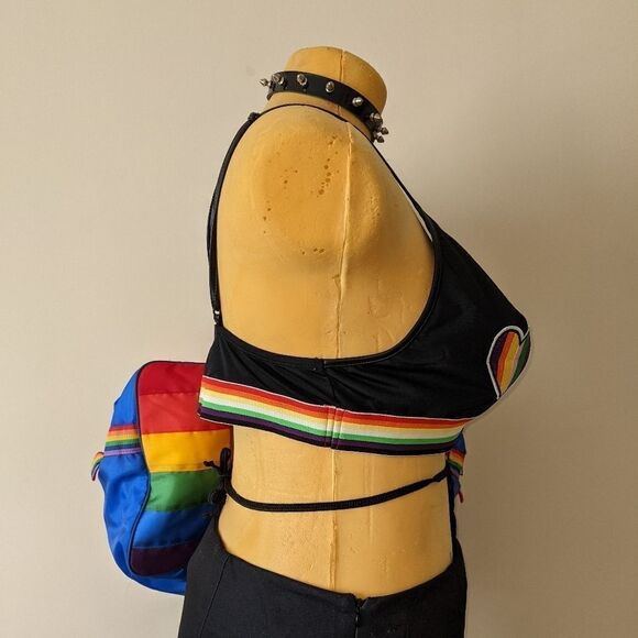 $5 Item! BNIB SHEIN Curve 3X Rainbow Pride Bralette - Picture 4 of 8